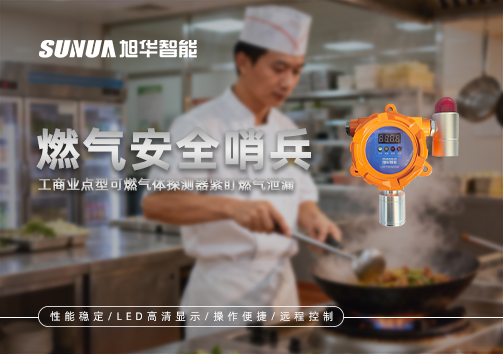 燃气安全哨兵：工商业点型可燃气体探测器紧盯燃气泄漏